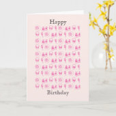 Carte Musique Happy Birthday Card (Fleur jaune)