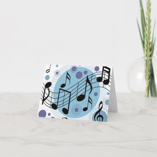 Carte musique hello (Devant)