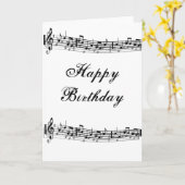 Carte Musique Me Rocks__ (Fleur jaune)
