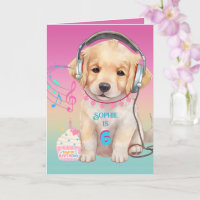 Musique mignonne Aimant Golden Retriever Personnal