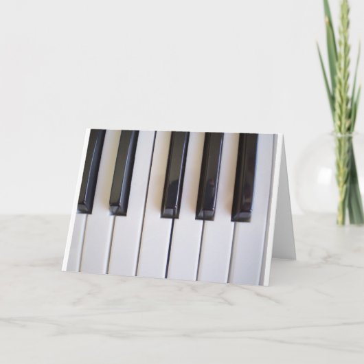 Carte Musique piano (Devant)