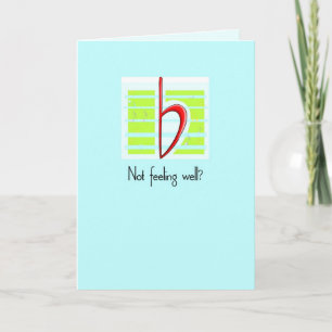 Carte Musique Plat, Allez-Y, Bleu