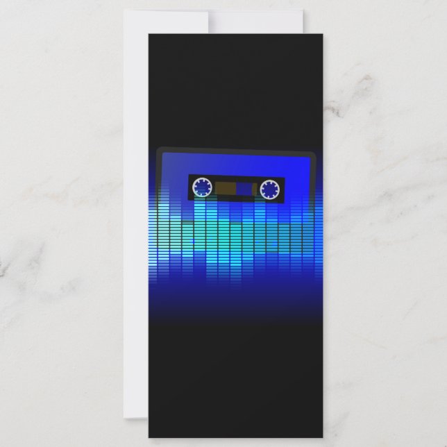 Carte Musique rétro (Devant)