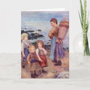 Carte Mussel-Fishers par Renoir Impressionniste Peinture
