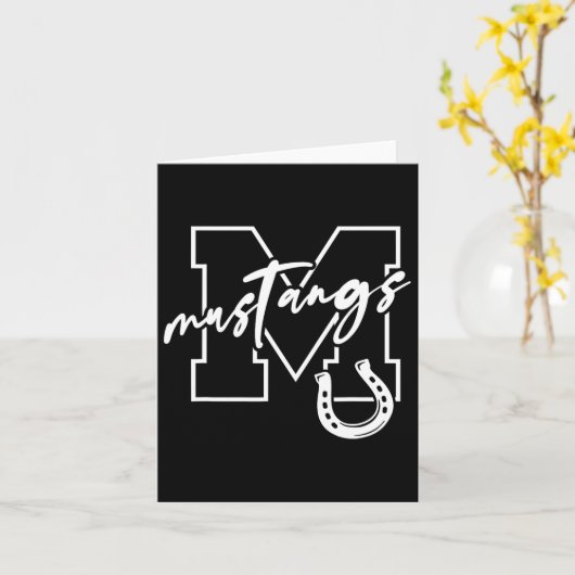 Carte Mustangs (Fleur jaune)