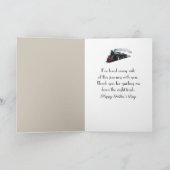 Carte Mustangs sauvages courant le long d'un train vinta (Intérieur)