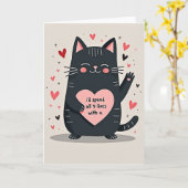 Carte My 9 Lives With U Cat Card (Fleur jaune)