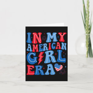 Carte My American Girl Era Retro 4 juillet partie Super