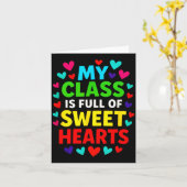 Carte My Cl Is Full - Teachers Valentines School Love  (Fleur jaune)