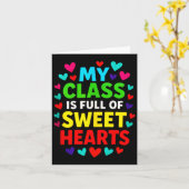 Carte My Cl Is Full - Teachers Valentines School Love Ta (Fleur jaune)