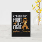 Carte My Daughter's Fight (Fleur jaune)