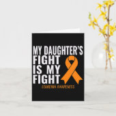 Carte My Daughter's Fight (Fleur jaune)