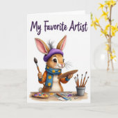 Carte My Favorite Artist Card (Fleur jaune)