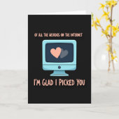 Carte My Favorite Weirdo Love Card (Fleur jaune)