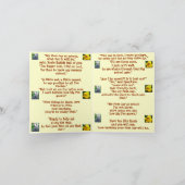 Carte My first day at school - Rhyme note (Intérieur)