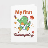 Carte My first Thanksgiving (Devant)