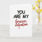 Carte My Forever Valentine Love Card (Fleur jaune)