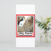 Carte My Furry Valentine (Debout devant)