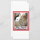 Carte My Furry Valentine (Devant / Derrière)