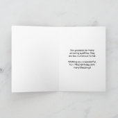 Carte My Girl Birthday - Compliments colorés (Intérieur)