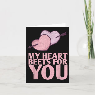 Carte My Heart Beets For You Mariage Design For Bride G