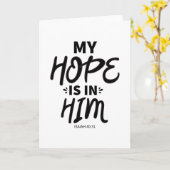 Carte My Hope Good Hope cite Gospel Graphics Hope Aest (Fleur jaune)