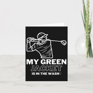 Carte My Jacket Green In The Wash Master Golf - Drôle Go