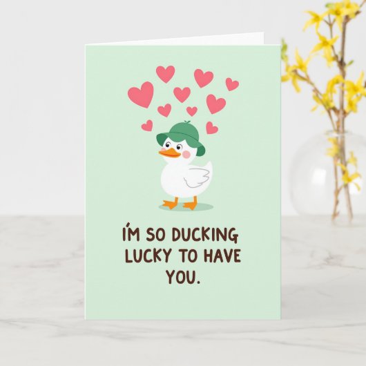 Carte My Lucky Duck Card (Fleur jaune)