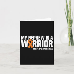 Carte My Nephew Est Un Guerrier Orange Ribbon Rsdcrps Co