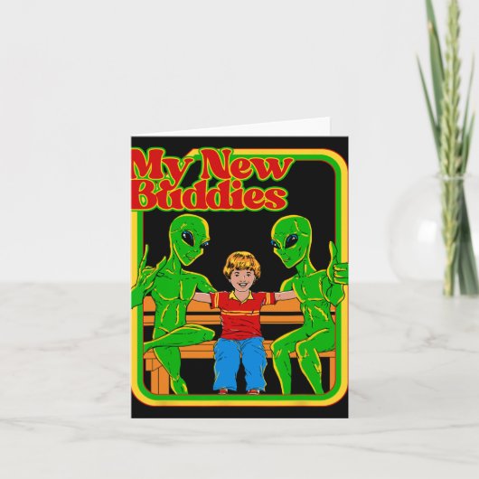 Carte My New Buddies Funny Vintage Child Game (Devant)