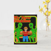 Carte My New Buddies Funny Vintage Child Game (Fleur jaune)