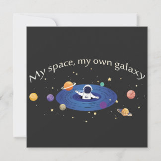 Carte My Space, My Own Galaxy