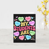 Carte My Students Are Kind Strong Valentine Teacher Wome (Fleur jaune)