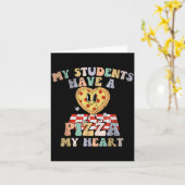 Carte My Students Have A Zza-my-heart Valentines Day Tea (Fleur jaune)
