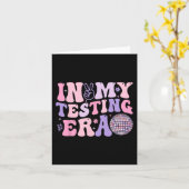 Carte My Testing Era Test Day Enseignant Motivationnel R (Fleur jaune)