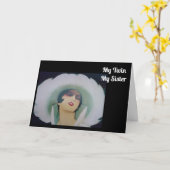 CARTE MY TWIN, MY SISTER, MY BEST FRIEND-BIRTHDAY CARD (Fleur jaune)