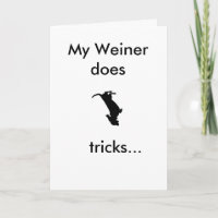 My Weiner fait des tours pour votre anniversaire