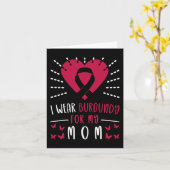 Carte Myélome Multiple Sensibilisation Je Porte La Bourg (Fleur jaune)