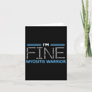 Carte Myosite inflammatoire Sensibilisation Je suis Bleu