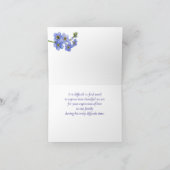 Carte Myosotis de pot de maçon (Intérieur)