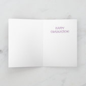 Carte Mystérieux Chat Happy Graduation (Intérieur)