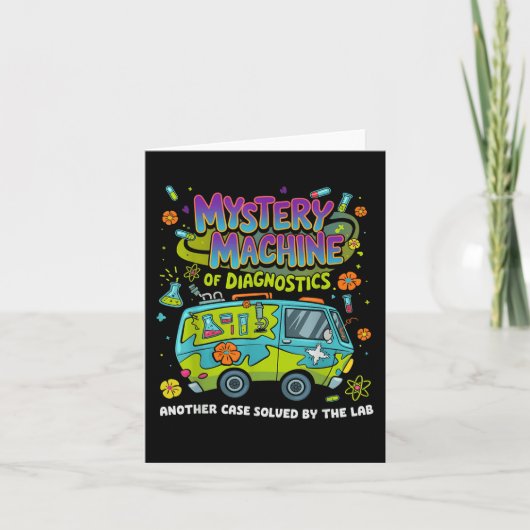 Carte Mystery Machine Of Diagnostics Lab Week 2025 Med L (Devant)