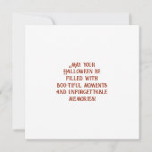 Carte Mystic Halloween Ghost Art Cadeau Crâne (Dos)