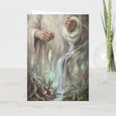 Carte Mystic Hands Spinning Spring Water Roots Fantasy A (Dos)