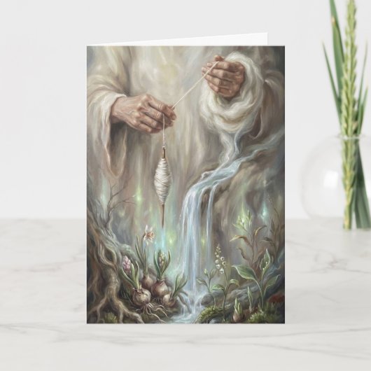 Carte Mystic Hands Spinning Spring Water Roots Fantasy A (Devant)