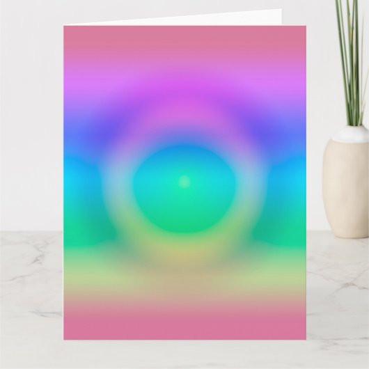 Carte Mystic Rainbow Eye Ombre (Devant)