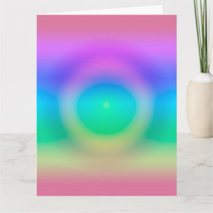 Carte Mystic Rainbow Eye Ombre
