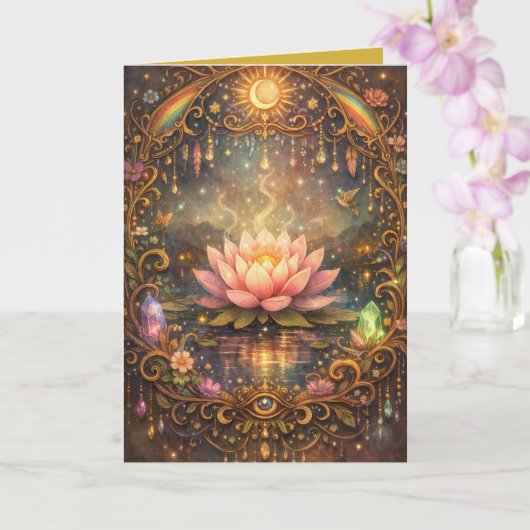 Carte Mystical Lotus Magickal Night (Orchidée)