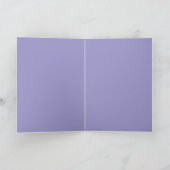 Carte Mystical Purple Rose Folded Birthday Card, Blank (Intérieur)