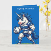Carte Mythe de la Licorne de Rugby Écossaise (Fleur jaune)